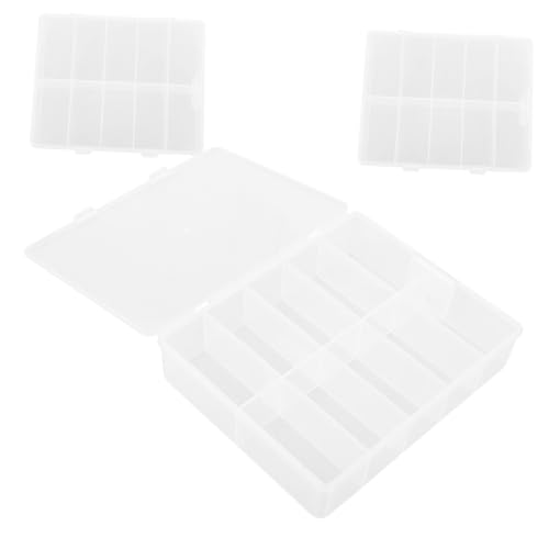 DECOMELODY 3 Stück Teiliges Nagelspitzen Aufbewahrungsbox Transparent mit Fächern Nagelkunst Organizer für und Heimgebrauch Nagelkunst Zubehör Halter DECOMELODY 3 Stück Teiliges Nagelspitzen Aufbewahrungsbox Transparent mit Fächern Nagelkunst Organizer für und Heimgebrauch Nagelkunst Zubehör Halter von DECOMELODY