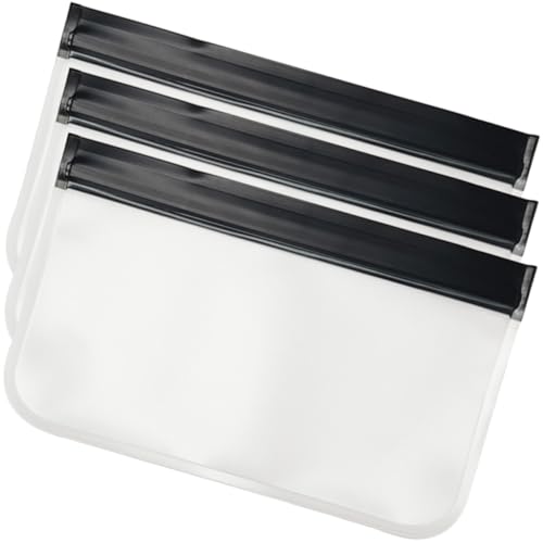 DECOMELODY 3 Stück Transparente Peva Kosmetiktaschen Leichte Reise Make Up Taschen Portable Aufbewahrungstaschen für Damen Reisebedarf Camping DECOMELODY 3 Stück Transparente Peva Kosmetiktaschen Leichte Reise Make Up Taschen Portable Aufbewahrungstaschen für Damen Reisebedarf Camping von DECOMELODY
