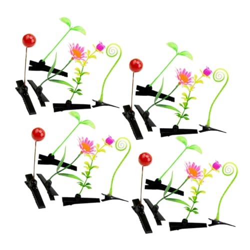 DECOMELODY 30 Stück Teiliges Kleine Pflanzen haarspangen Niedlich für Frauen Mädchen Robuste Haarschmuck mit Festem Griff für Alltag Party von DECOMELODY