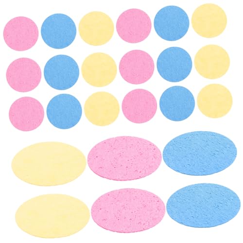 DECOMELODY 30stücke Komprimierte Gesichtsreinigungsschwämme Praktische Makeup-entferner Und Reinigungs- Für Hautpflege Und Kosmetik Für Hauttypen von DECOMELODY