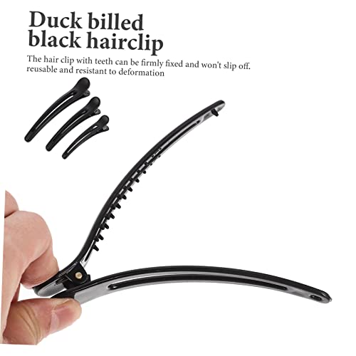 DECOMELODY 36 Stck Teiliges Schwarzes Hohles Haarclip Leichte Entebill Haarklammern Rutschfeste Styling Accessoires für Damen für Dickes und Vielseitig für Alltag und Frisuren von DECOMELODY