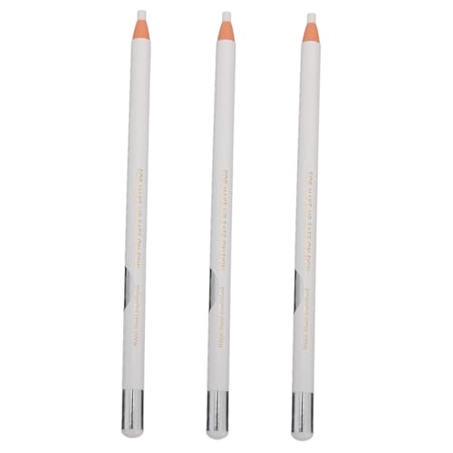 DECOMELODY 3St weißer Eyeliner Eyeliner-Pinsel Eyeliner- hellbrauner Eyeliner white eyeliner wasserfester eyeliner liegender Seidenraupenstift Highlighter-Eyeliner-Stift Ozokerit von DECOMELODY