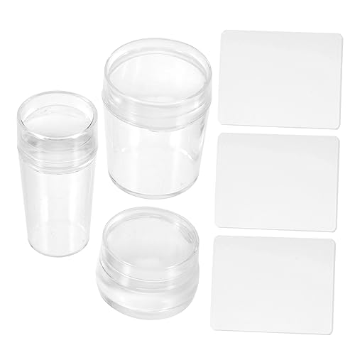 DECOMELODY 3sätze Wiederverwendbare Nagelstempel Mit Schaber Maniküre-werkzeugset Für Kreative Nail Art Designs Enthält Verschiedene Transparente Stempel Für Schöne Nagelmuster DECOMELODY 3sätze Wiederverwendbare Nagelstempel Mit Schaber Maniküre-werkzeugset Für Kreative Nail Art Designs Enthält Verschiedene Transparente Stempel Für Schöne Nagelmuster von DECOMELODY