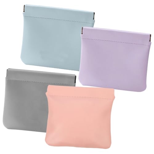 DECOMELODY 4 Stck Teiliges Wasserdichter PU Kosmetiktaschen mit Automatischem Schließmechanismus Kleine Tragbare Make up Organizer Taschen für Damen für Reisen Camping und Alltag DECOMELODY 4 Stck Teiliges Wasserdichter PU Kosmetiktaschen mit Automatischem Schließmechanismus Kleine Tragbare Make up Organizer Taschen für Damen für Reisen Camping und Alltag von DECOMELODY