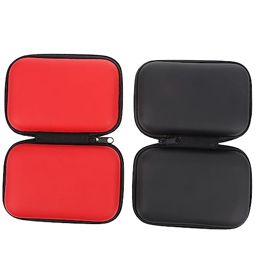 DECOMELODY 4 Stück Gitarre Plektrum Aufbewahrungsbox mit Reißverschluss Stabiler Organizer für Akustik Handlicher Reisebehälter mit Netzfach Schützende Pick Halterung für Musikliebhaber von DECOMELODY