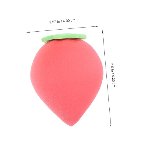 DECOMELODY 4 Stück Makeup Schwämme Weich Flexibel für Flüssige und Pudrige Kosmetik Foundation Concealer Präzise Anwendung für Damen und Make up Profis von DECOMELODY