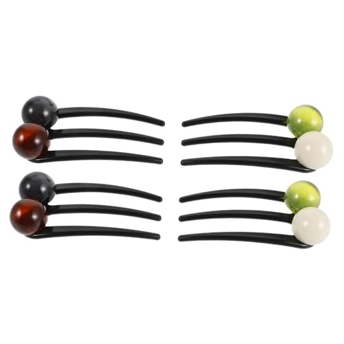 DECOMELODY 4stücke Haarnadeln Traditionell Chinesisch U-förmig Vintage-gabeln Für Frauen Und Mädchen Frisuren-accessoires Haarstyling-tool Dutt-griffe Haaraccessoires Chinesische Haargabeln h von DECOMELODY