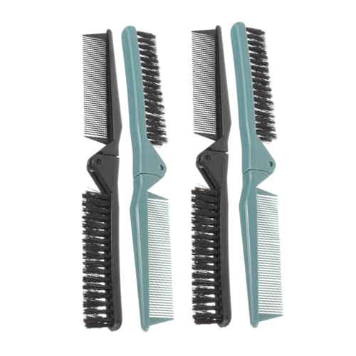 DECOMELODY 4 Stück Teiliges Faltbares Kompakt Klein für Reisen Ergonomisch Griffig für Damen und Herren zur Täglichen Anwendung und Einfaches Styling Unterwegs von DECOMELODY