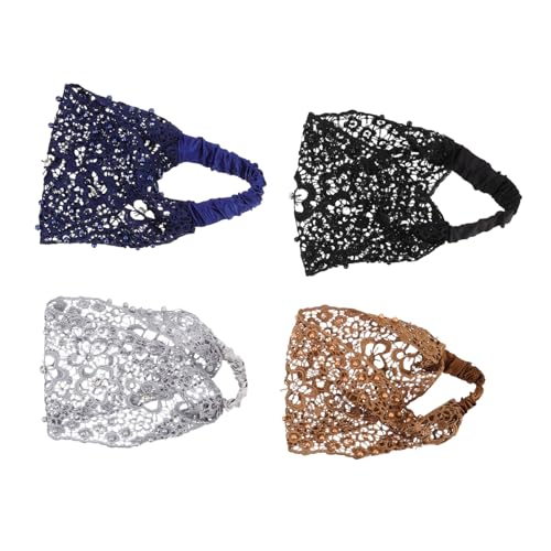 DECOMELODY 4 Stück Teiliges Spitzen Haarband mit Perlen Dehnbares Breites Spitzen Haarband für Damen Komfortable Haarschmuck Accessoires für Alltag Party und Besondere Anlässe DECOMELODY 4 Stück Teiliges Spitzen Haarband mit Perlen Dehnbares Breites Spitzen Haarband für Damen Komfortable Haarschmuck Accessoires für Alltag Party und Besondere Anlässe von DECOMELODY