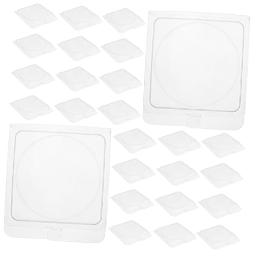 DECOMELODY 40stücke Leere Blush Und Highlighter Palette Make-up Box Für Lidschatten Lippenstift Und Blush Transparente Aufbewahrung Für Kreative Kosmetikprojekte von DECOMELODY