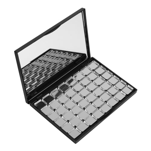 DECOMELODY 48stücke Magnetische Augenmakeup Palette Leere Palette Mit Spiegel Metallpfannen Für Diy Kosmetik Zur Aufbewahrung Von Lidschatten von DECOMELODY