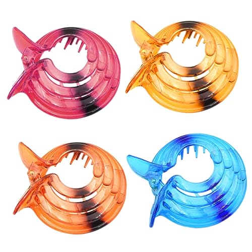 DECOMELODY 4stücke Haarklammern Für Frauen Und Mädchen Klaue Clips Aus Harz Und Kunststoff Praktisch Für Dünnes Oder Dickes Haar Für Geburtstag Hochzeit Verabredungen Und Weihnachten von DECOMELODY