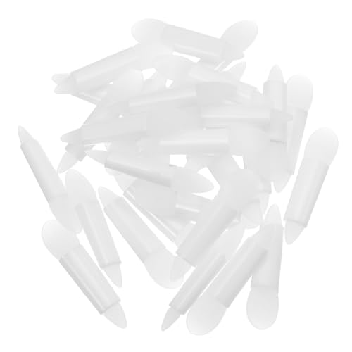 DECOMELODY 50stücke Silikon-make-up-applikatorstifte Wiederverwendbare Lippenmasken-applikatoren Und Lidschatten-applikatoren Transparente Werkzeuge Zum Auftragen Von Cremigen Oder von DECOMELODY