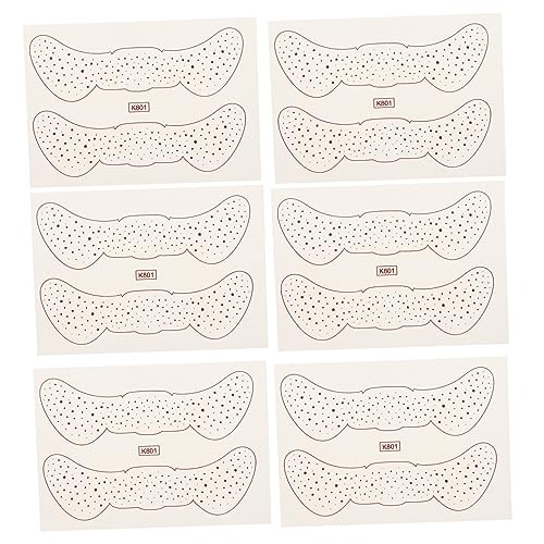 DECOMELODY 6 Blätter Temporäre Gesichtstattoos Aufkleber Für Gesicht Wasserfest Hautfreundlich Für Makeup Partys Festivals Und Halloween von DECOMELODY