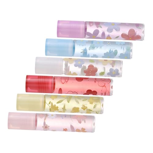 DECOMELODY 6 Stück Farblose Lip Oil Lippenpflege mit Feuchtigkeitsspendendem Lip Gloss für Teens Praktisch für Unterwegs Geeignet von DECOMELODY