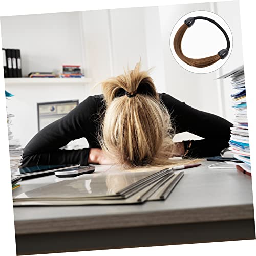 DECOMELODY 6 Stück Teiliges Haargummi für Damen Elastische Komfortable Haarbänder Kaffee Langlebig und Modisch als Ponytail Haarschmuck und für Frauen und Mädchen von DECOMELODY