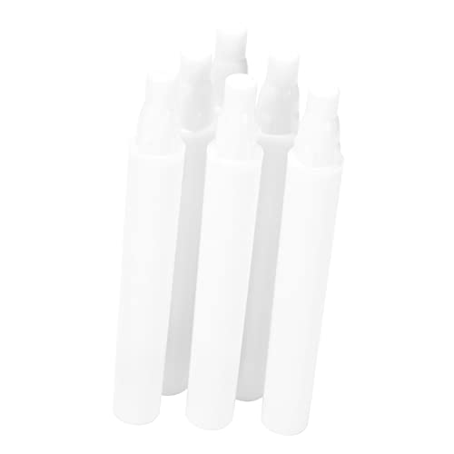 DECOMELODY 6stücke Silikon Lippenpinsel Wiederverwendbare Applikatoren Für Lippenstift Lipgloss Lidschatten Mit Transparenten Köpfen Verschiedenen Farben Für Präzise Make-up-anwendungen von DECOMELODY