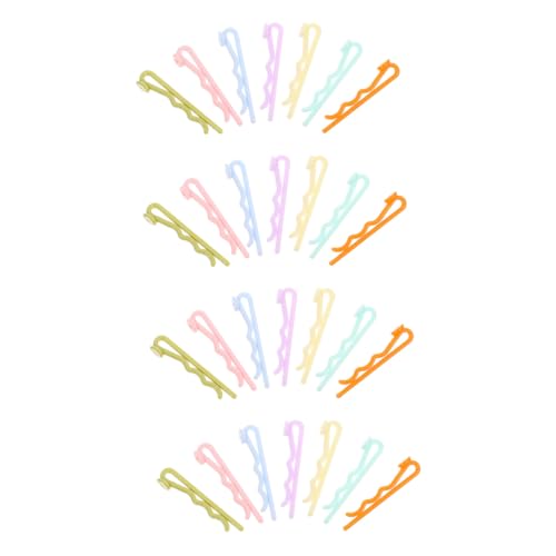 DECOMELODY 60 Stück Bunte Haarspangen für DIY Haarschmuck Robuste Kunststoff Haarklammern zum Basteln Einfache Clips für Selbstgemachte Haar accessoires für Kleinkinder und Junge Mädchen von DECOMELODY