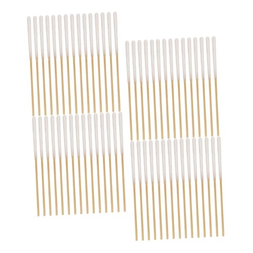 DECOMELODY 60 Stück Wattestäbchen Dicke Baumwollstäbchen für Damen Make up Zubehör Langlebig Präzise Anwendung Haushalts Beauty shop Geeignet Vielseitig für Wimpernverlängerung und Reinigung von DECOMELODY