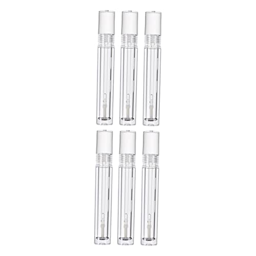 DECOMELODY 6stücke Lipgloss-Mascara-Tube Leere Rohr Mit Gummi Stopper Nachfüllbar Für DIY Lippenstift Kosmetikbehälter Lipgloss-Eyeliner-Flasche DECOMELODY 6stücke Lipgloss-Mascara-Tube Leere Rohr Mit Gummi Stopper Nachfüllbar Für DIY Lippenstift Kosmetikbehälter Lipgloss-Eyeliner-Flasche von DECOMELODY
