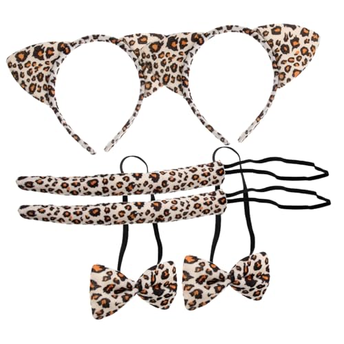 DECOMELODY 6stücke Katzen Stirnband Accessoire Mit Ohren Für Cosplay Mottopartys Und Karneval Aus Geeignet Für Junge Mädchen Und Erwachsene Hübsches Cartoon-katzen-design von DECOMELODY