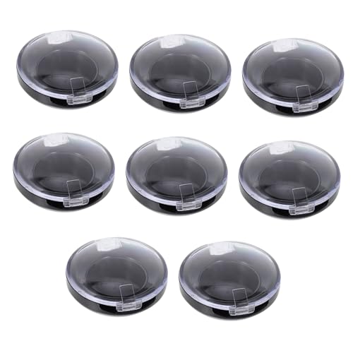 DECOMELODY 8 Stück Teiliges Lidschatten Aufbewahrungsset Sub Container mit Deckel Tragbare Kosmetik Organizer Box für Lidschatten Praktische Make Up Aufbewahrung von DECOMELODY