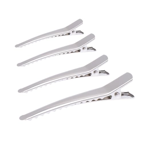 DECOMELODY 80 Stück Teiliges Haarklammer Metall Entenschnabel Haarklammern DIY Haarspangen für Haare Bastelprojekte Curl Clips Vielseitig Einsetzbar für Damen und Friseure von DECOMELODY