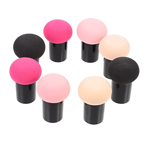 DECOMELODY 8stücke Make-up Schwamm Für Lidschatten-make-up in Pilzform Puderquaste Als Make-up-tool Für Mädchen Make-up Stücken von DECOMELODY