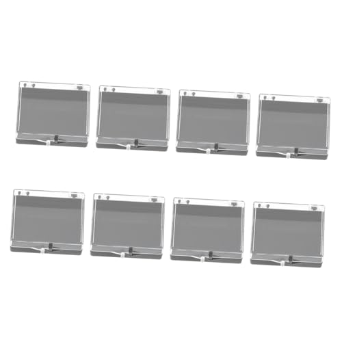DECOMELODY 8stücke Teiliges Aufbewahrungsbox Kunstnägel Transparente Organizer Mit Deckel Für Nagelstudios Nagelkunstschulen Und Heimgebrauch Praktisch Und Vielseitig von DECOMELODY
