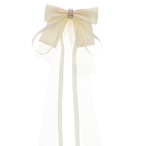 DECOMELODY Großer Haarklip Mit Schleifen-design Für Frauen Elegante Haarspange Im Vintage-stil Für Hochzeiten Partys Oder Alltägliche Looks Als Für Freundinnen Und Töchter von DECOMELODY