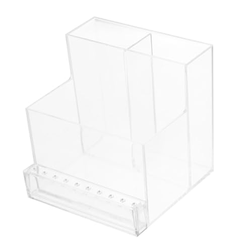 DECOMELODY Acryl Make up Aufbewahrungsbehälter Organizer Kosmetik Werkzeugbehälter Schreibtisch Organizer Aufbewahrungsbox Für Kleine Gegenstände von DECOMELODY