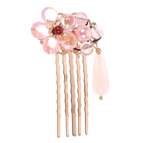 DECOMELODY Antiker Handgefertigter Haarschmuck mit Quaste Chinesischer Retro Haarstab für Frauen und Mädchen Eleganter Haarschmuck für Hanfu Party und Cosplay Sicherer Dickem Haar von DECOMELODY