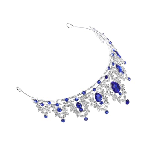 DECOMELODY Barock Tiara Brautschmuck Vintage Strass Hochzeit Kopfschmuck Festliche Haarschmuck Accessoires für Braut Geburtstagsfeier von DECOMELODY