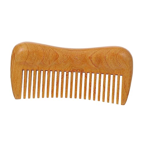 DECOMELODY Boxwood Massage Kamm Static Feinzahnig Glättend Leicht Tragbar Retro Design für Mädchen und Reise von DECOMELODY