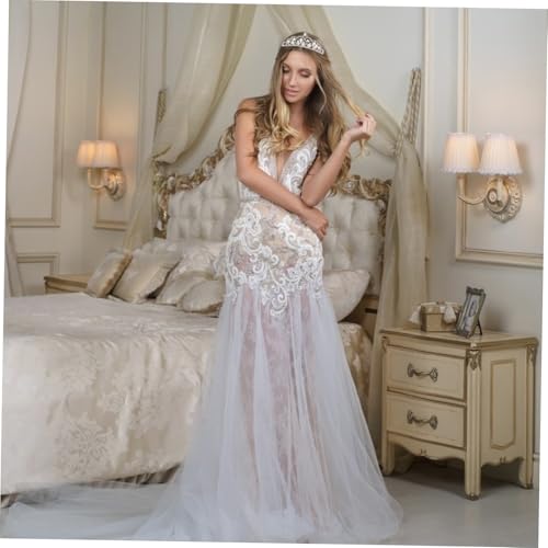 DECOMELODY Braut Perlen Tiara Haarschmuck Hochzeit Kopfschmuck Damen Brautjungfern Blumenmädchen Prinzessin Party Headpiece für Besondere Anlässe DECOMELODY Braut Perlen Tiara Haarschmuck Hochzeit Kopfschmuck Damen Brautjungfern Blumenmädchen Prinzessin Party Headpiece für Besondere Anlässe von DECOMELODY