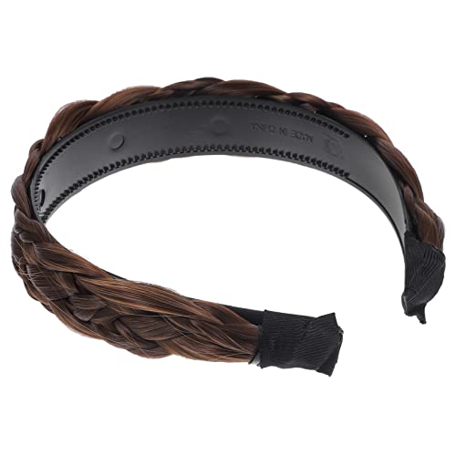 DECOMELODY Breites Stirnband Damen Haarreif aus Hitzebeständigem Seidenstoff Modischer Haarschmuck für Mädchen und Frauen Bequem Ganztägig Tragbar für und Familie von DECOMELODY