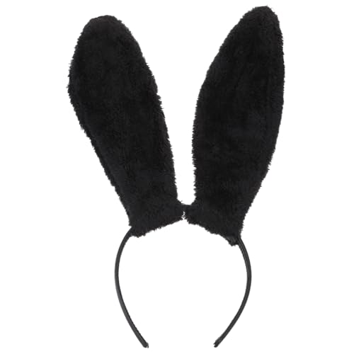 DECOMELODY Bunny Ear Haarreif aus Weichem Faltbares Cosplay Stirnband für Damen und Mädchen Party Accessoire für Ostern Karneval Halloween und Festliche Anlässe Zufällige Zufällige Farbe von DECOMELODY