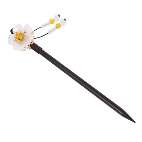 DECOMELODY Chinesische Haarnadel aus Hochwertigem Holz Retro stil Haarstab mit Elegantem Vintage design Stabiles Haarschmuck accessoire für Damen Einfach zu Tragen für Traditionelle Kostüme von DECOMELODY