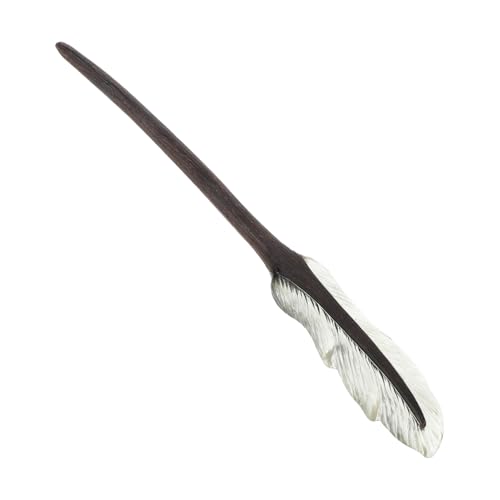 DECOMELODY Chinesische Haarstäbe aus Natürlichem Schwarzem Handgefertigte Holz Haarnadel für Damen Traditioneller Vintage Haarschmuck für Dutts und Hochzeitsgäste Eleganter Holz Haarstick von DECOMELODY