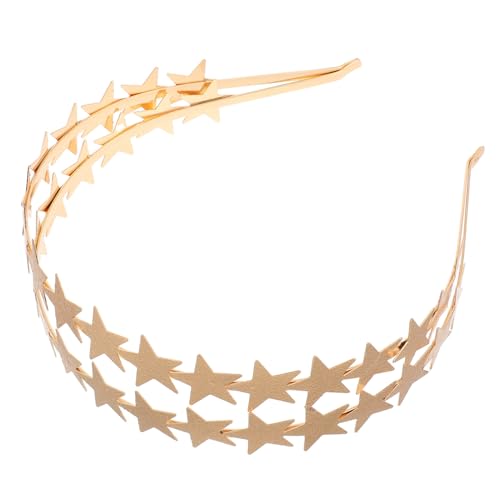 DECOMELODY Damen Haarreif mit Glänzenden Fünfzackigen Sternen Doppellagiges Modisches Stirnband Vielseitiges Haaraccessoire für Festliche Anlässe Year Headwear Eleganter Schmuck für Frauen DECOMELODY Damen Haarreif mit Glänzenden Fünfzackigen Sternen Doppellagiges Modisches Stirnband Vielseitiges Haaraccessoire für Festliche Anlässe Year Headwear Eleganter Schmuck für Frauen von DECOMELODY