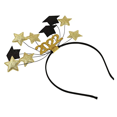 DECOMELODY Doktorhut Stirnband Abschlussfeier Haarschmuck Mini Kappe Für Graduierung Langlebig Stilvolle Dekoration Für Fotos Und Festliche Anlässe von DECOMELODY