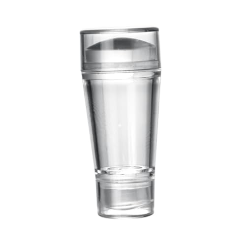 DECOMELODY Double Kopf Silikon Nagel Stempel Transparent Nagelkunst Stamping Tool Kleine Geeignet für Kreative Maniküre Designs Nagelzubehör von DECOMELODY