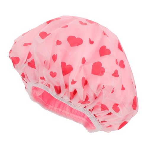 DECOMELODY Wiederverwendbare Duschhaube Für Langes Haar Elastische Weiche Badekappe Für Frauen Und Mädchen Zum Haare Trocknen Für Zuhause Oder Reisen von DECOMELODY