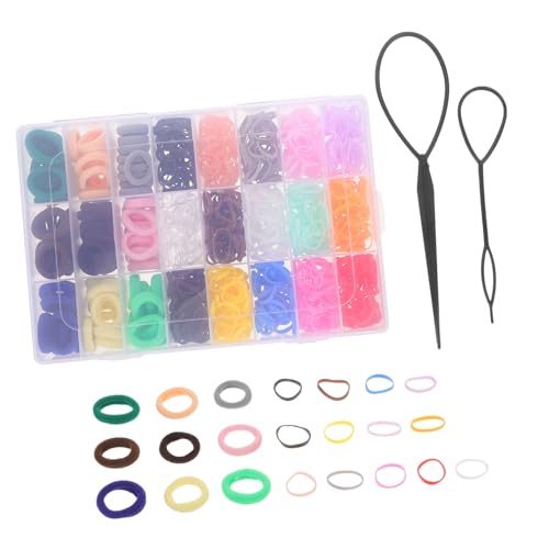 DECOMELODY Elastische Geflochtene Haargummis für Mittellanges Langes Haar Sport Yoga Workout Vielseitige Ponytail Halter für Damen Mädchen Bulk Haarbänder Geeignet für Haartypen von DECOMELODY