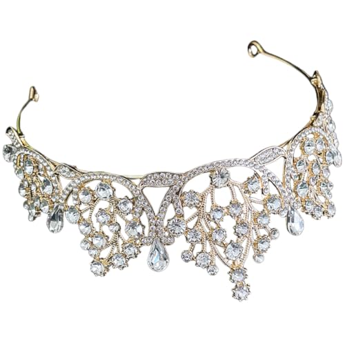 DECOMELODY Elegante Brautkrone Hochzeits-haarschmuck mit Strasssteinen Leichte Pageant Tiara für Frauen und Mädchen Einstellbares Stirnband für Hochzeit Geburtstag Abschlussball und Festliche DECOMELODY Elegante Brautkrone Hochzeits-haarschmuck mit Strasssteinen Leichte Pageant Tiara für Frauen und Mädchen Einstellbares Stirnband für Hochzeit Geburtstag Abschlussball und Festliche von DECOMELODY