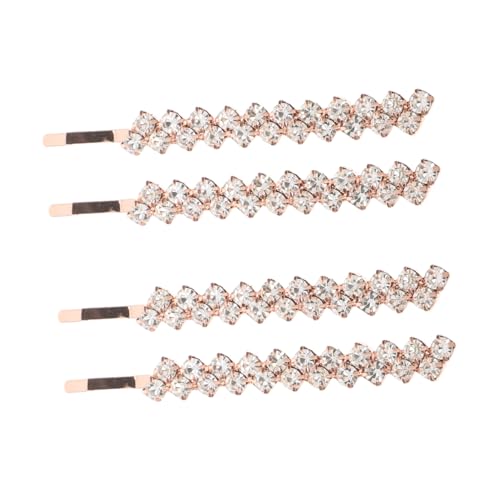 DECOMELODY Metall Haarnadeln Mit Strasssteinen Bobby Haarnadeln Für Frauen Stylische Haarspangen Für Hochzeit Party Und Täglichen Gebrauch von DECOMELODY