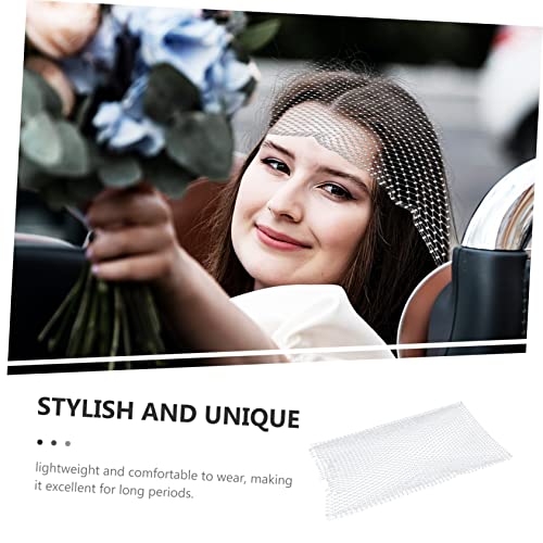 DECOMELODY Glitzerndes Mesh Haarband mit Strassbesatz Leichtes und Bequemes Stirnband als Haarschmuck für Damen für Partys Vintage Events und Festliche Anlässe von DECOMELODY