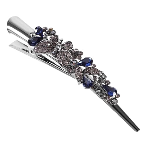 DECOMELODY Großer Haarklammer Damen Retro Haarschmuck mit Strass für Dickes und Stabile Haarklammer zur Frisurgestaltung Eleganter Haarclip für Alltag und von DECOMELODY