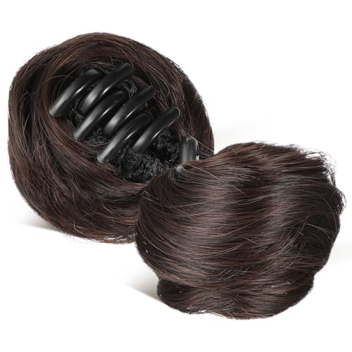 DECOMELODY 2stücke Dutt-haarverlängerungen Haarknoten-klammern Space Buns Haaraccessoires Für Frauen Mit Spange Haarknoten-verlängerungszubehör von DECOMELODY