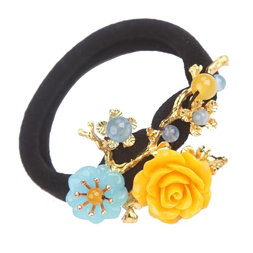 DECOMELODY Damen Haarseile Chinesische Haarseile Retro Haarbänder Damen Haargummi Haar Accessoire Frauen Retro von DECOMELODY